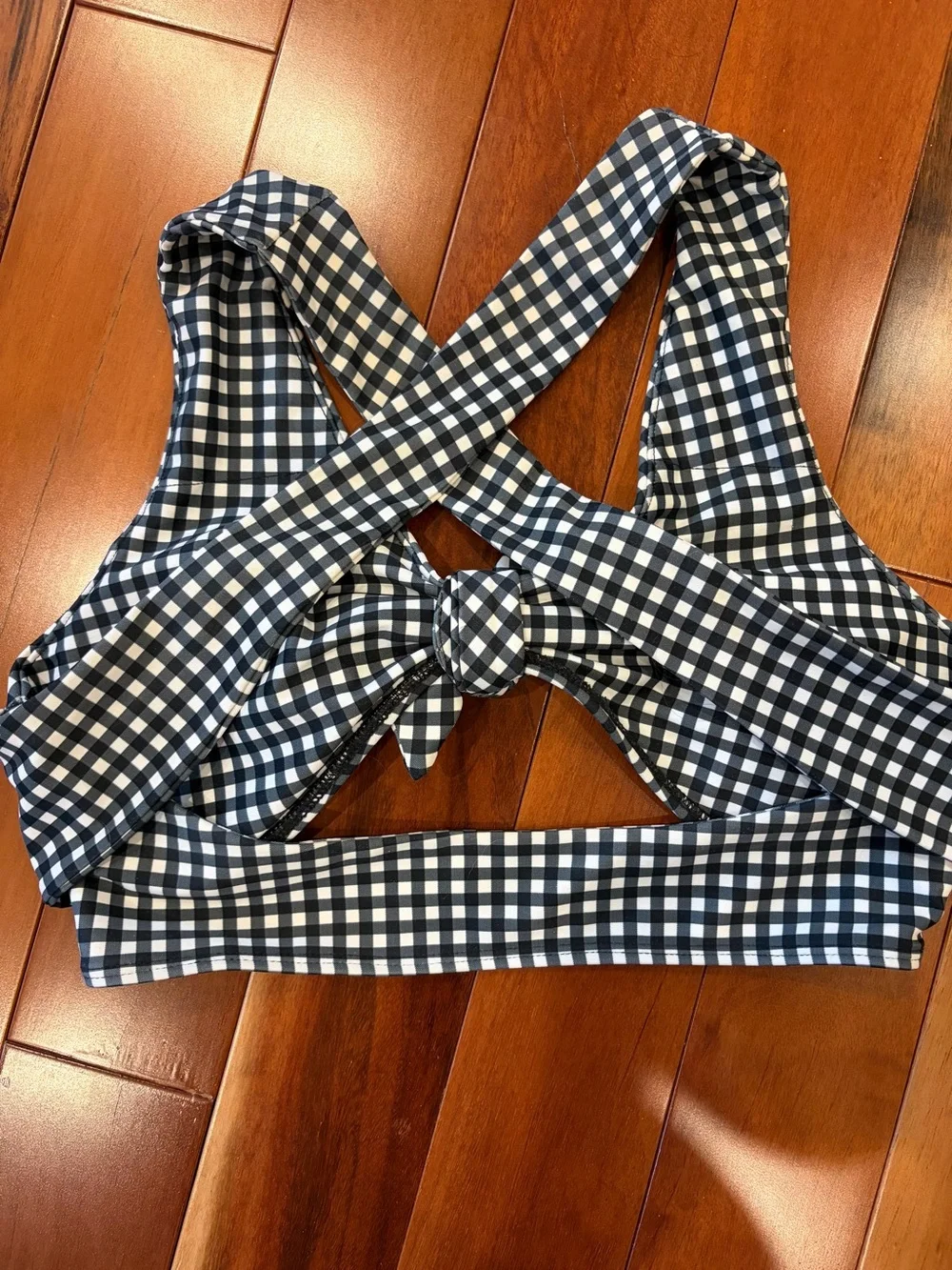 Albion Black and White Gingham top - Picture 3 of 5